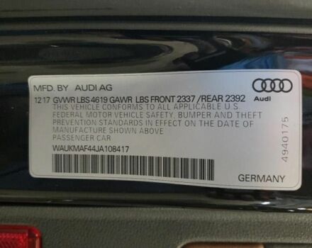 Черный Ауди А4, объемом двигателя 2 л и пробегом 120 тыс. км за 12400 $, фото 9 на Automoto.ua