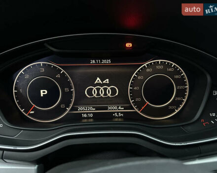 Чорний Ауді А4, об'ємом двигуна 1.97 л та пробігом 205 тис. км за 20999 $, фото 2 на Automoto.ua