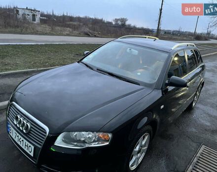 Черный Ауди А4, объемом двигателя 2 л и пробегом 299 тыс. км за 7300 $, фото 1 на Automoto.ua