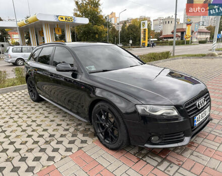 Черный Ауди А4, объемом двигателя 2 л и пробегом 200 тыс. км за 9500 $, фото 1 на Automoto.ua