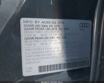 Ауді А4 2018 у Хмельницькому на Automoto.ua Чорний Ауді А4, об'ємом двигуна 2 л та пробігом 89 тис. км за 7500 $, фото 8 на Automoto.ua