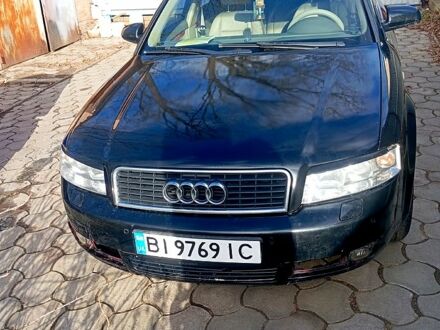 Черный Ауди А4, объемом двигателя 2 л и пробегом 341 тыс. км за 4900 $, фото 1 на Automoto.ua