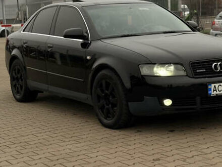 Черный Ауди А4, объемом двигателя 3 л и пробегом 237 тыс. км за 5000 $, фото 1 на Automoto.ua