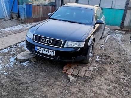 Черный Ауди А4, объемом двигателя 2 л и пробегом 220 тыс. км за 5300 $, фото 1 на Automoto.ua