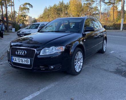 Черный Ауди А4, объемом двигателя 2 л и пробегом 300 тыс. км за 6000 $, фото 1 на Automoto.ua