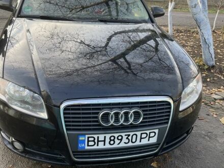 Черный Ауди А4, объемом двигателя 2 л и пробегом 350 тыс. км за 6000 $, фото 1 на Automoto.ua