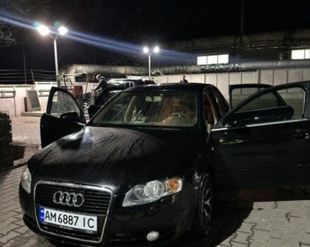 Чорний Ауді А4, об'ємом двигуна 1.98 л та пробігом 221 тис. км за 6500 $, фото 1 на Automoto.ua