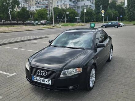 Черный Ауди А4, объемом двигателя 2 л и пробегом 201 тыс. км за 7900 $, фото 1 на Automoto.ua