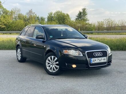 Ауди А4 2006 в Житомире на Automoto.ua Черный Ауди А4, объемом двигателя 2 л и пробегом 330 тыс. км за 5850 $, фото 1 на Automoto.ua