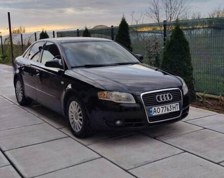 Чорний Ауді А4, об'ємом двигуна 2 л та пробігом 277 тис. км за 6800 $, фото 1 на Automoto.ua