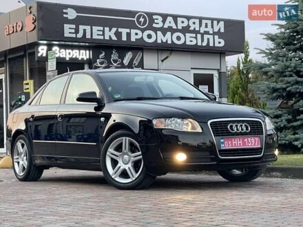 Черный Ауди А4, объемом двигателя 2 л и пробегом 173 тыс. км за 7650 $, фото 1 на Automoto.ua