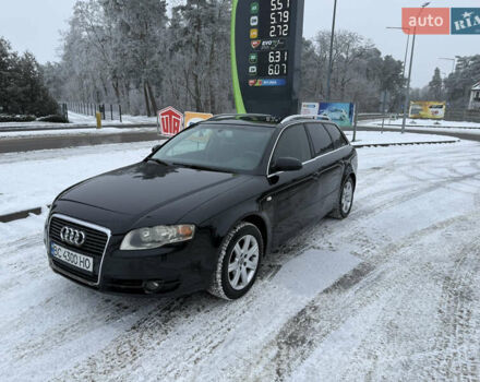 Черный Ауди А4, объемом двигателя 2 л и пробегом 245 тыс. км за 7350 $, фото 1 на Automoto.ua