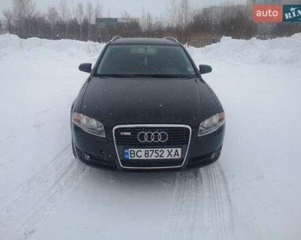 Черный Ауди А4, объемом двигателя 2 л и пробегом 346 тыс. км за 8000 $, фото 1 на Automoto.ua