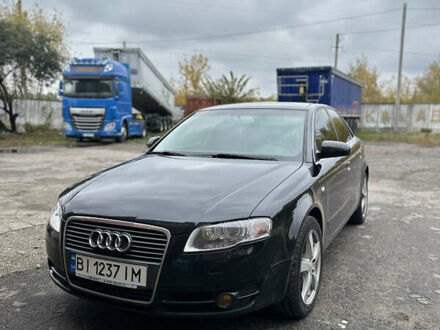 Ауди А4 2007 в Лубнах на Automoto.ua Черный Ауди А4, объемом двигателя 1.78 л и пробегом 295 тыс. км за 7299 $, фото 1 на Automoto.ua