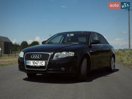 Ауди А4 2007 в Лубнах на Automoto.ua Черный Ауди А4, объемом двигателя 1.98 л и пробегом 217 тыс. км за 7999 $, фото 1 на Automoto.ua