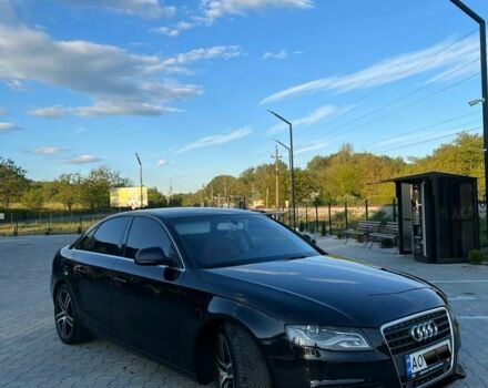 Черный Ауди А4, объемом двигателя 2 л и пробегом 300 тыс. км за 9500 $, фото 1 на Automoto.ua