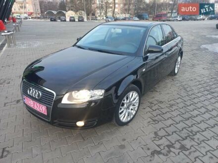 Ауди А4 2007 в Луцке на Automoto.ua Черный Ауди А4, объемом двигателя 1.6 л и пробегом 218 тыс. км за 6900 $, фото 1 на Automoto.ua