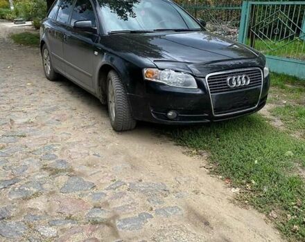 Черный Ауди А4, объемом двигателя 2 л и пробегом 280 тыс. км за 7000 $, фото 1 на Automoto.ua