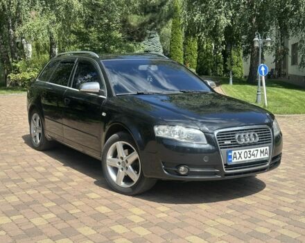 Чорний Ауді А4, об'ємом двигуна 2 л та пробігом 218 тис. км за 6710 $, фото 1 на Automoto.ua