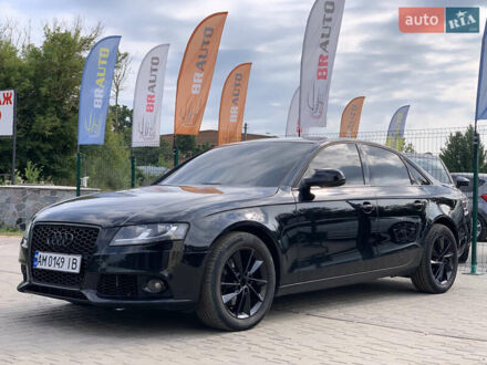 Ауди А4 2009 в Бердичеве на Automoto.ua Черный Ауди А4, объемом двигателя 1.8 л и пробегом 242 тыс. км за 8800 $, фото 1 на Automoto.ua