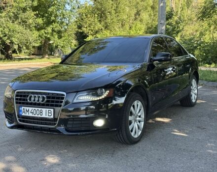 Чорний Ауді А4, об'ємом двигуна 2 л та пробігом 175 тис. км за 9525 $, фото 1 на Automoto.ua