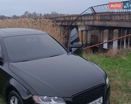 Черный Ауди А4, объемом двигателя 2 л и пробегом 305 тыс. км за 10500 $, фото 1 на Automoto.ua