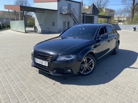 Ауді А4 2011 у Старокостянтинів на Automoto.ua Чорний Ауді А4, об'ємом двигуна 2 л та пробігом 290 тис. км за 10900 $, фото 1 на Automoto.ua