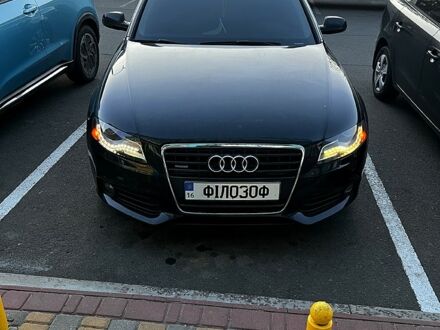 Черный Ауди А4, объемом двигателя 2 л и пробегом 221 тыс. км за 9500 $, фото 1 на Automoto.ua