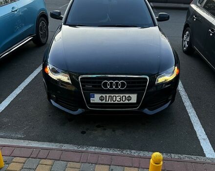 Чорний Ауді А4, об'ємом двигуна 2 л та пробігом 221 тис. км за 9500 $, фото 1 на Automoto.ua