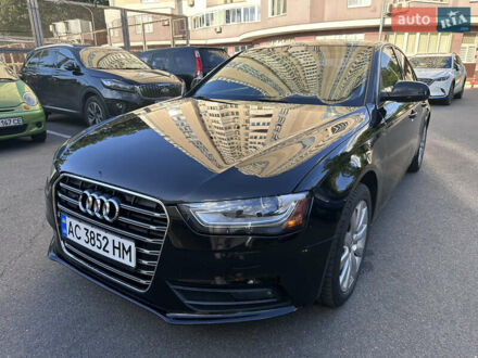 Ауди А4 2013 в Шацке на Automoto.ua Черный Ауди А4, объемом двигателя 1.98 л и пробегом 173 тыс. км за 12000 $, фото 1 на Automoto.ua