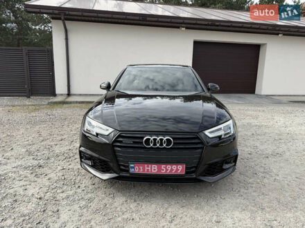 Ауді А4 2019 у Кам'янське (Дніпродзержинськ) на Automoto.ua Чорний Ауді А4, об'ємом двигуна 1.98 л та пробігом 57 тис. км за 24500 $, фото 1 на Automoto.ua