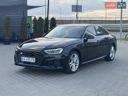 Ауді А4 2023 у Києві на Automoto.ua Чорний Ауді А4, об'ємом двигуна 1.98 л та пробігом 22 тис. км за 28800 $, фото 1 на Automoto.ua