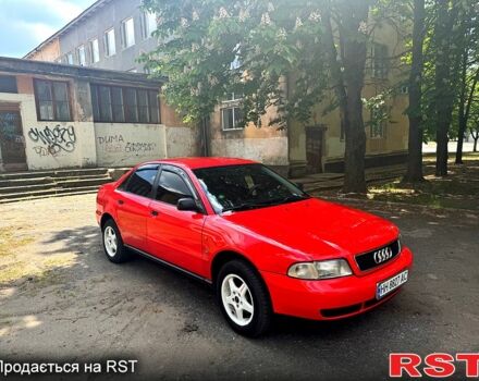 Красный Ауди А4, объемом двигателя 1.8 л и пробегом 410 тыс. км за 3500 $, фото 1 на Automoto.ua