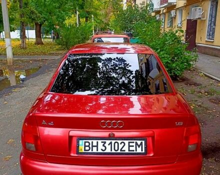 Красный Ауди А4, объемом двигателя 1.8 л и пробегом 128 тыс. км за 3300 $, фото 1 на Automoto.ua
