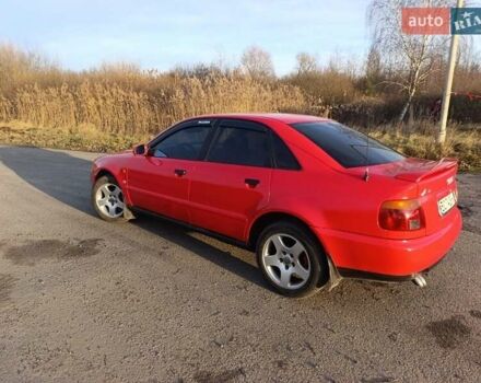 Красный Ауди А4, объемом двигателя 1.9 л и пробегом 400 тыс. км за 3100 $, фото 3 на Automoto.ua