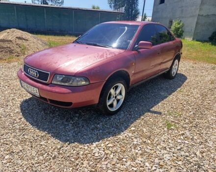 Красный Ауди А4, объемом двигателя 1.9 л и пробегом 420 тыс. км за 2500 $, фото 1 на Automoto.ua