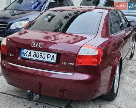 Красный Ауди А4, объемом двигателя 1.9 л и пробегом 255 тыс. км за 6500 $, фото 18 на Automoto.ua