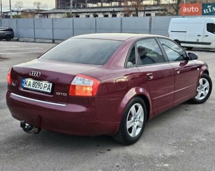 Красный Ауди А4, объемом двигателя 1.9 л и пробегом 255 тыс. км за 6500 $, фото 2 на Automoto.ua