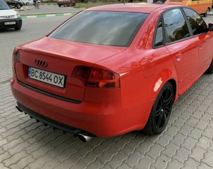 Ауді А4 2007 у Бориславе на Automoto.ua Червоний Ауді А4, об'ємом двигуна 2 л та пробігом 280 тис. км за 7399 $, фото 5 на Automoto.ua