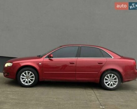 Красный Ауди А4, объемом двигателя 1.98 л и пробегом 229 тыс. км за 7300 $, фото 4 на Automoto.ua