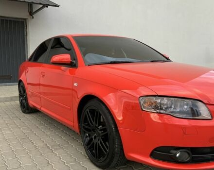 Ауді А4 2007 у Бориславе на Automoto.ua Червоний Ауді А4, об'ємом двигуна 2 л та пробігом 280 тис. км за 7399 $, фото 1 на Automoto.ua
