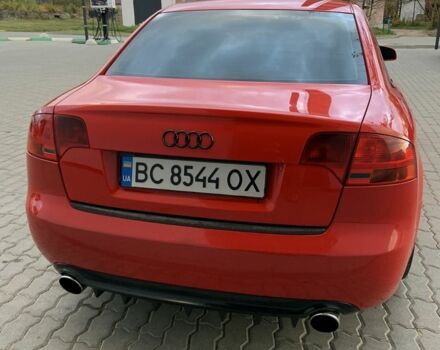 Ауді А4 2007 у Бориславе на Automoto.ua Червоний Ауді А4, об'ємом двигуна 2 л та пробігом 280 тис. км за 7399 $, фото 6 на Automoto.ua