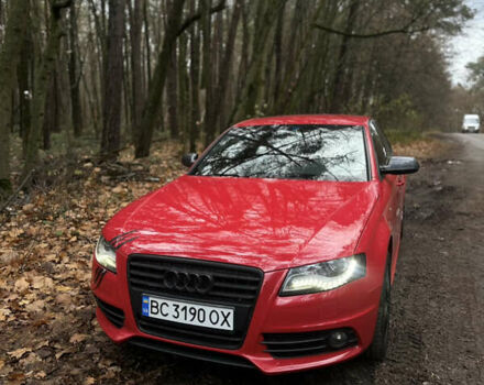 Красный Ауди А4, объемом двигателя 1.8 л и пробегом 152 тыс. км за 8750 $, фото 1 на Automoto.ua