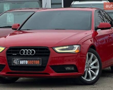 Красный Ауди А4, объемом двигателя 1.98 л и пробегом 178 тыс. км за 12300 $, фото 1 на Automoto.ua