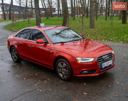 Красный Ауди А4, объемом двигателя 2 л и пробегом 252 тыс. км за 13600 $, фото 3 на Automoto.ua