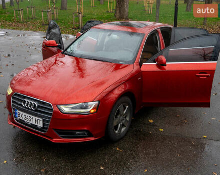 Красный Ауди А4, объемом двигателя 2 л и пробегом 252 тыс. км за 13600 $, фото 25 на Automoto.ua