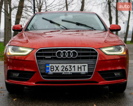 Красный Ауди А4, объемом двигателя 2 л и пробегом 252 тыс. км за 13600 $, фото 7 на Automoto.ua