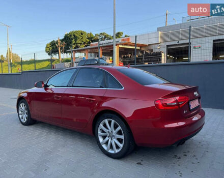 Красный Ауди А4, объемом двигателя 1.98 л и пробегом 160 тыс. км за 10600 $, фото 1 на Automoto.ua