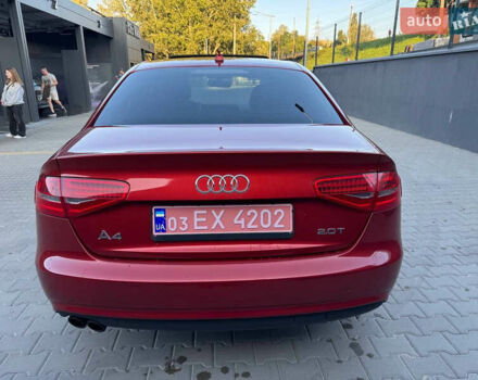 Красный Ауди А4, объемом двигателя 1.98 л и пробегом 160 тыс. км за 10600 $, фото 5 на Automoto.ua