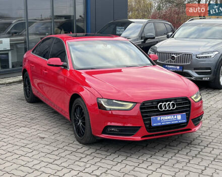 Красный Ауди А4, объемом двигателя 1.98 л и пробегом 251 тыс. км за 10790 $, фото 1 на Automoto.ua